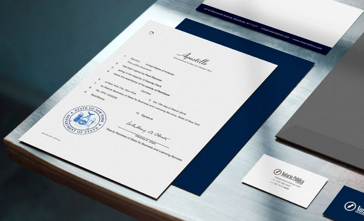 Servicio de Apostilla en Linea