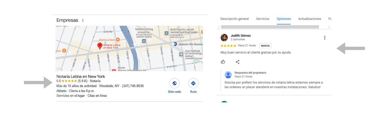 Reseñas y Comentarios de Notaria Latina