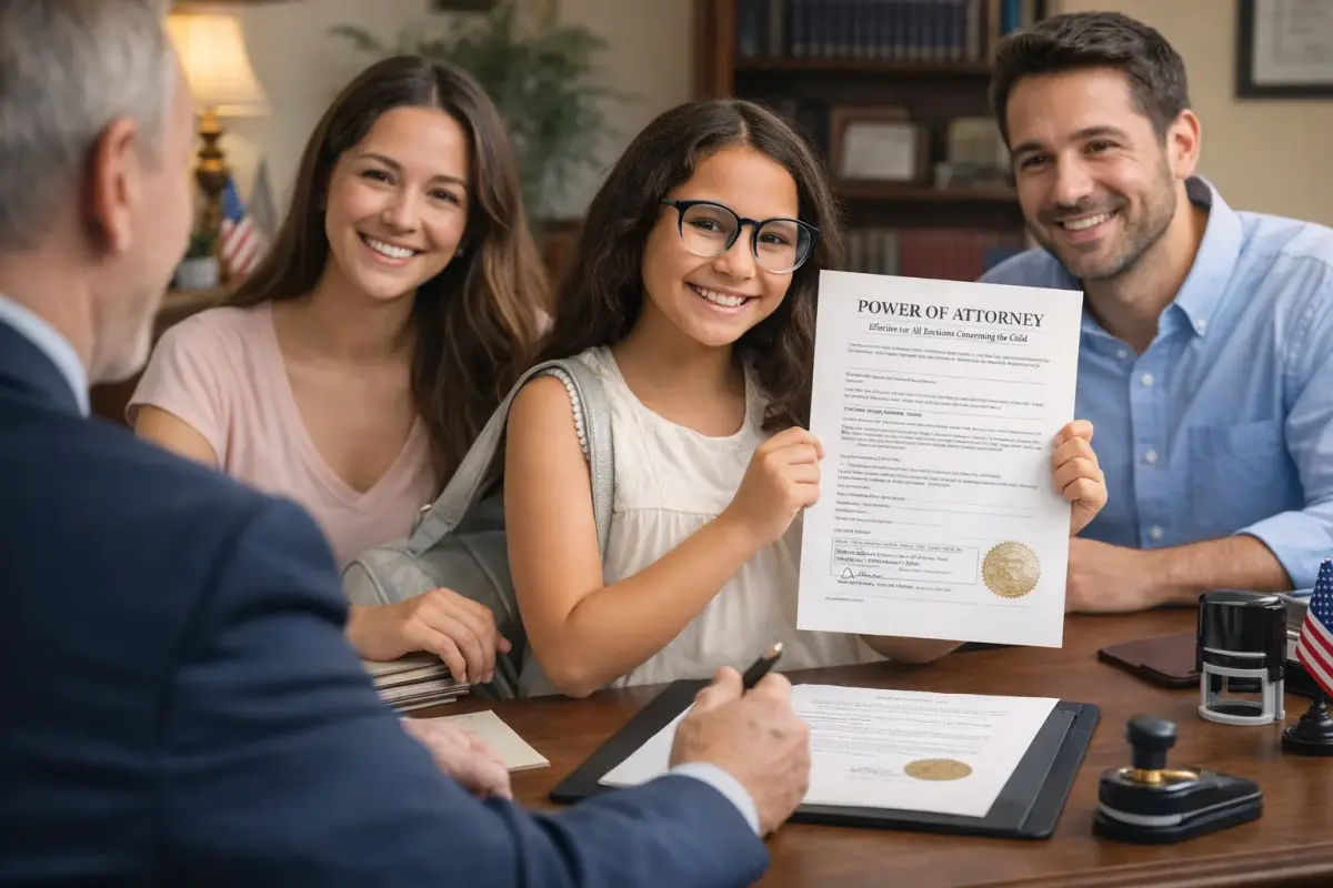 Minor Power of Attorney Service in the US Power of Attorney for Minor in the US